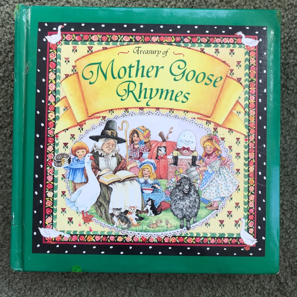 380 pg Treasury of Mother Goose Rhymes book